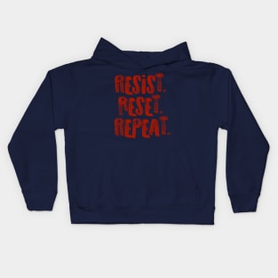 Resist. Reset. Repeat Kids Hoodie